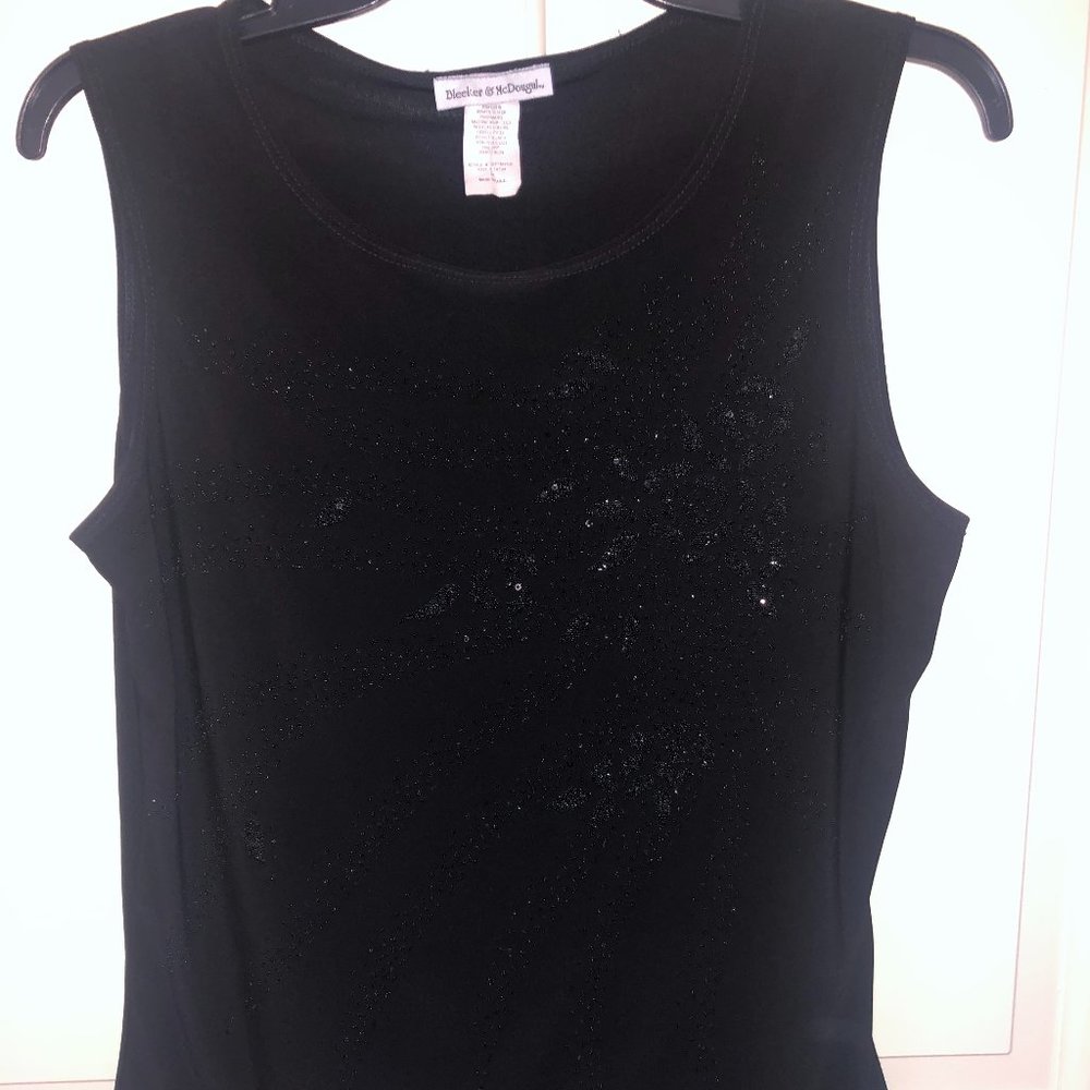 Sleeveless Sequin Blouse